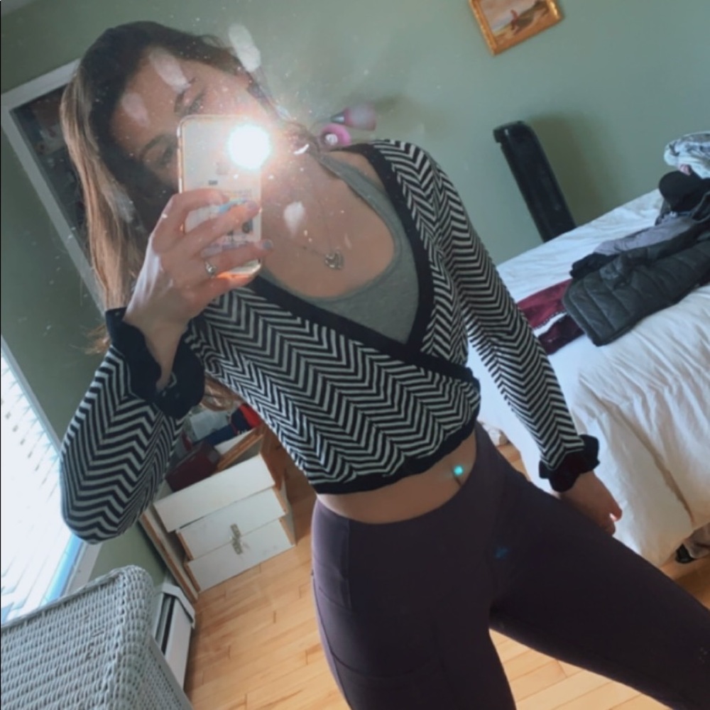wrap crop top